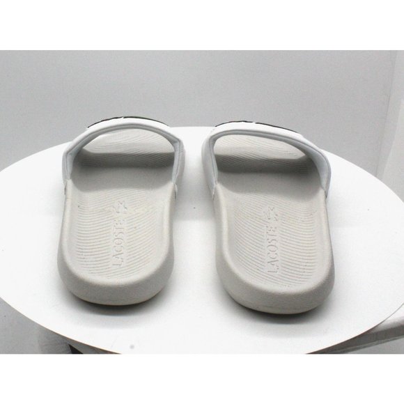 Lacoste Mens Croco Slide, Adult, Whit - Picture 3 of 8